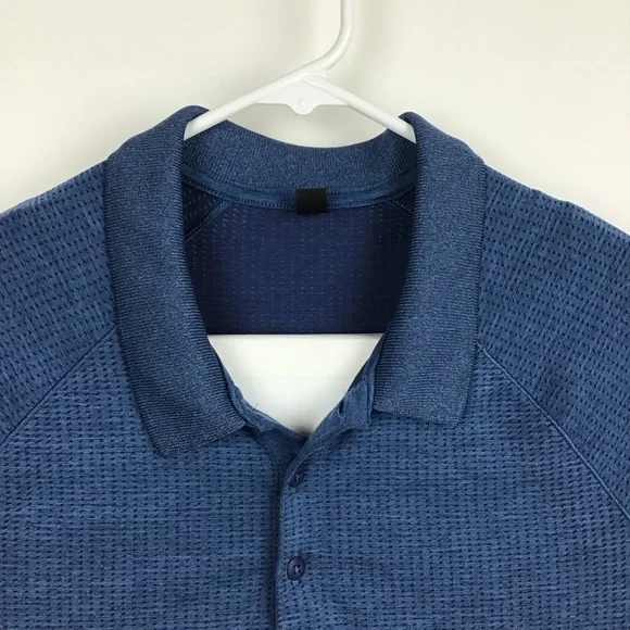 Lululemon men’s short sleeve polo shirt large - Picture 2 of 9
